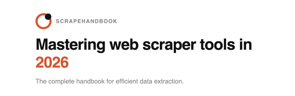 Mastering Web Scraper Tools